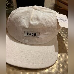 Vuori Natural Signal Hemp Hat Flat Brim